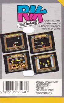 Rik The Roadie (UK) (1988) box cover back